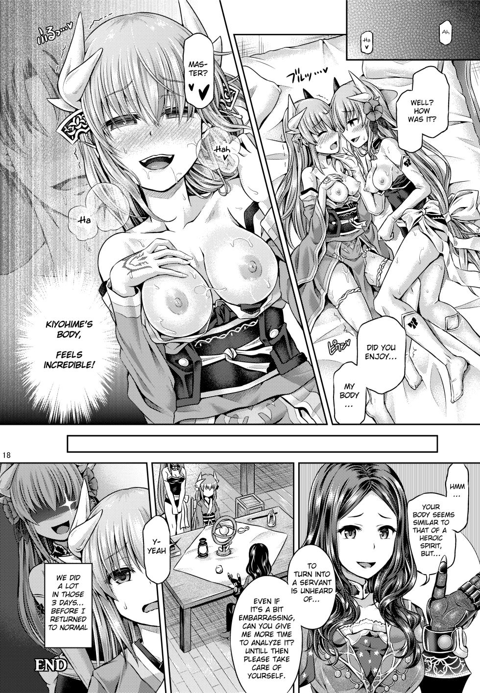 [Dschinghis Khan no Tamanegi wa Ore no Yome (Taniguchi-san)] Master ga Kiyohime ni Kigaetara - Trans Sexual Ficton Story (Fate/Grand Order) [English] [Decensored] [Digital] - Page 19