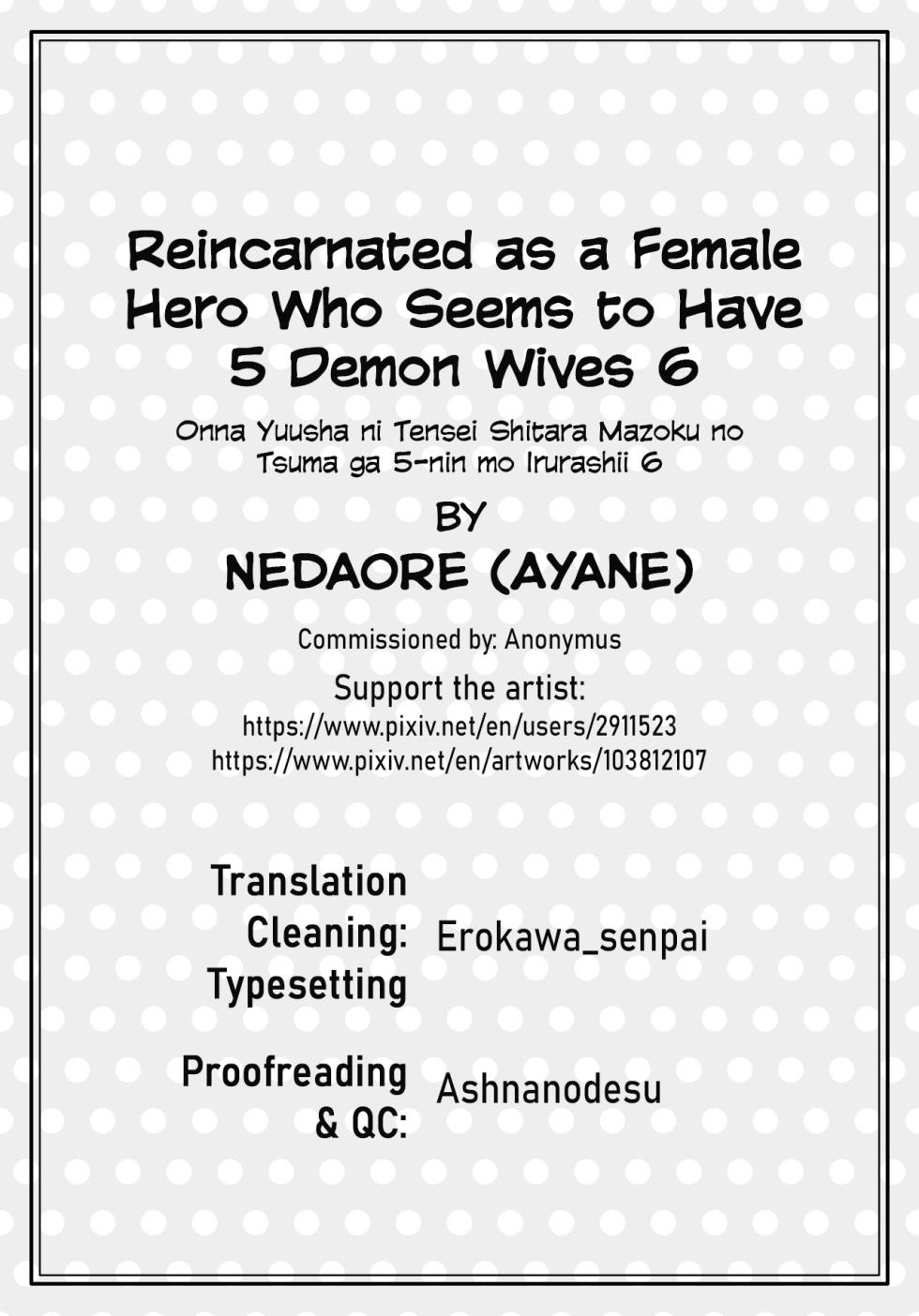 [Nedaore (Ayane)] Onna Yuusha ni Tensei Shitara Mazoku no Tsuma ga 5-nin mo Irurashii 6 | Reincarnated as a Female Hero Who Seems to Have 5 Demon Wives 6 [English] [Erokawa_Senpai] [Digital] - Page 36