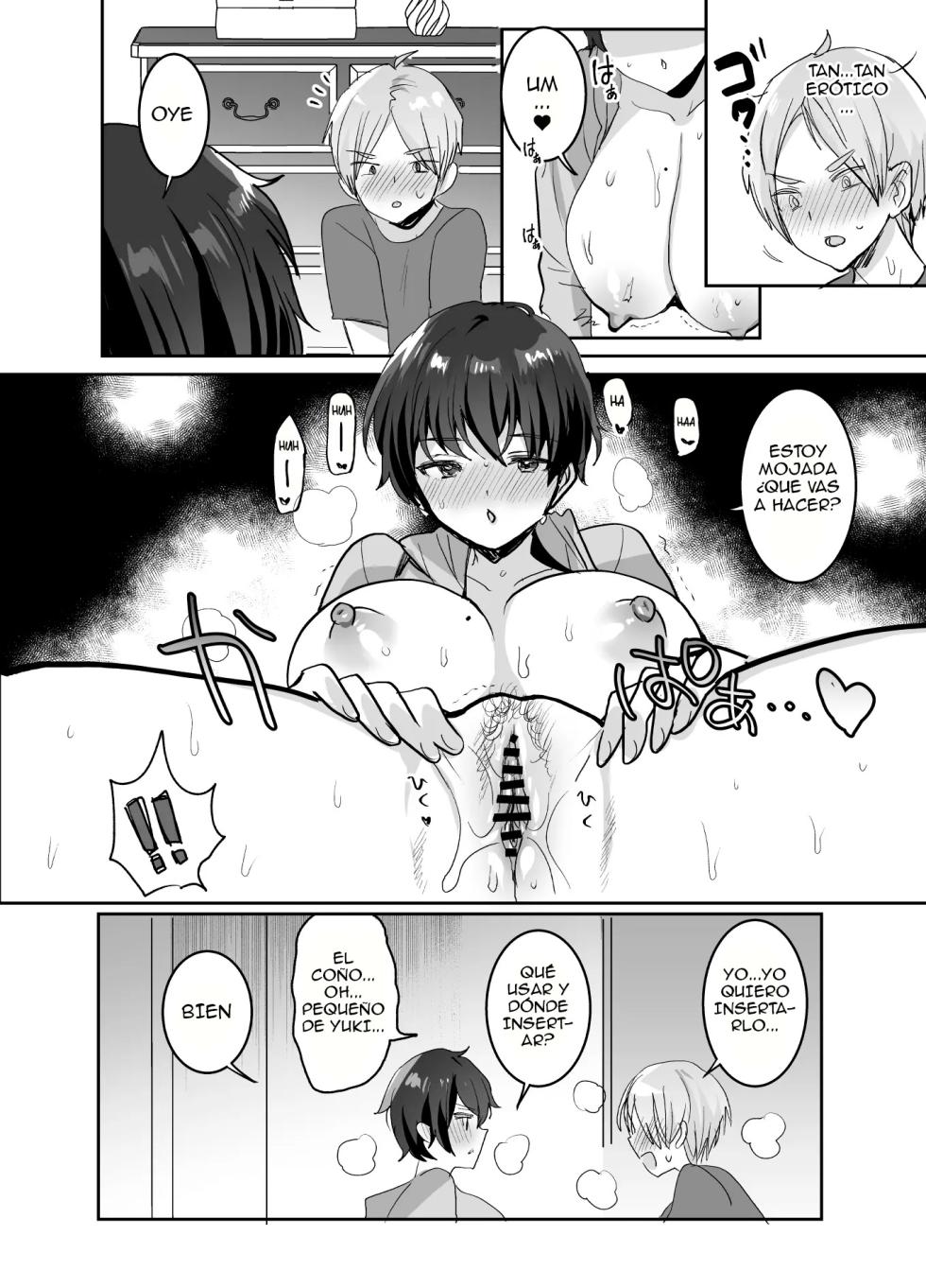 [Meimeiko (Meisuke)] Tomodachidamon ne? ~Kyonyuu Onna Tomodachi ni Semararete Asa made Gachi Nama Koubi!~ | ¿Somos amigos, verdad? ~Una amiga de grandes pechos me obligó a tener sexo rudo hasta la mañana.〜 - Page 22