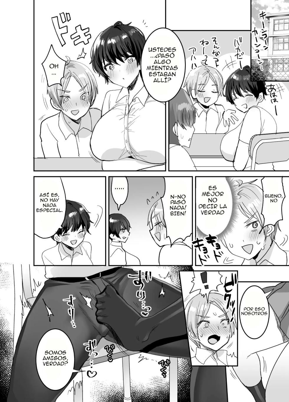 [Meimeiko (Meisuke)] Tomodachidamon ne? ~Kyonyuu Onna Tomodachi ni Semararete Asa made Gachi Nama Koubi!~ | ¿Somos amigos, verdad? ~Una amiga de grandes pechos me obligó a tener sexo rudo hasta la mañana.〜 - Page 40