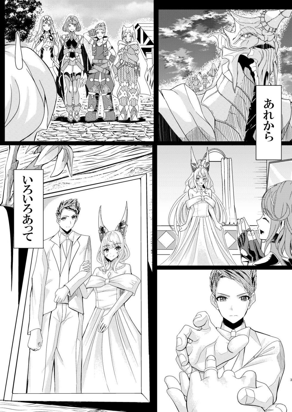 [Haraita Sangyou (Shiro Paka)] Majiwari no Hi (Xenoblade Chronicles 2) [Digital] - Page 3