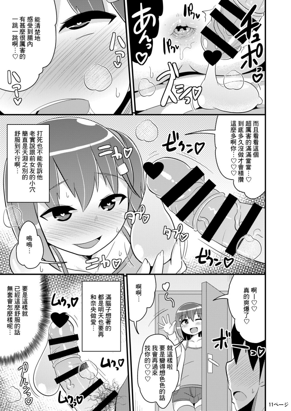 [CHINZURI BOP (Chinzurena)] Muchi Homo Kanojo [Chinese] [Banana手工漢化] [Digital] - Page 10