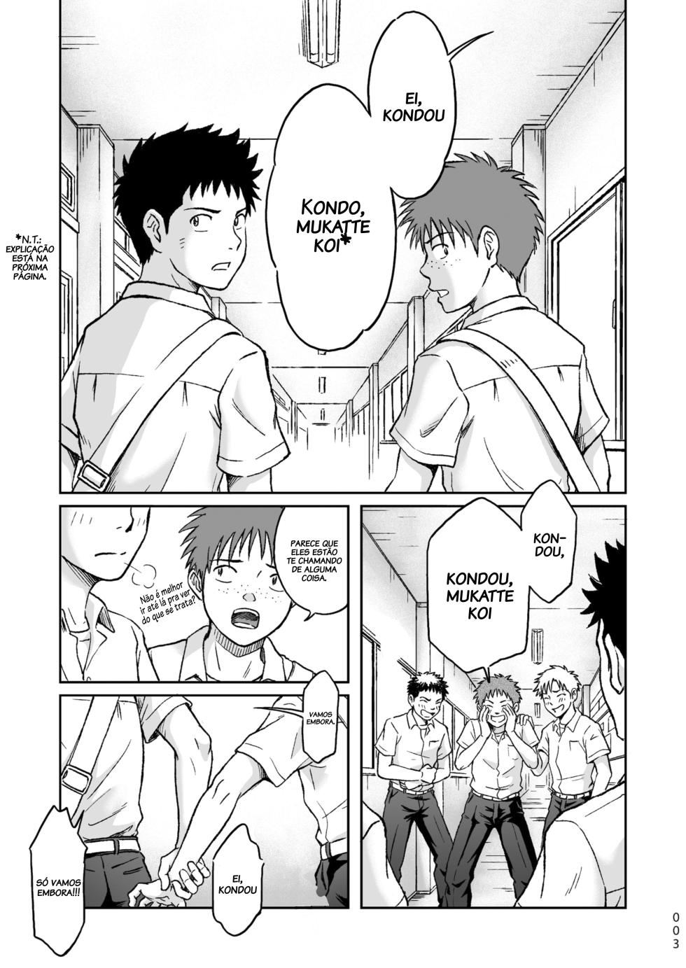 [Bokura no Kajitsu (Takano You)] Condom o Kai ni Iku. [Portuguese-BR][Digital] - Page 3