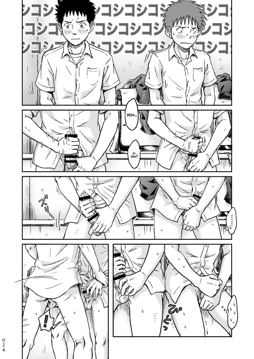 [Bokura no Kajitsu (Takano You)] Condom o Kai ni Iku. [Portuguese-BR][Digital] - Page 24