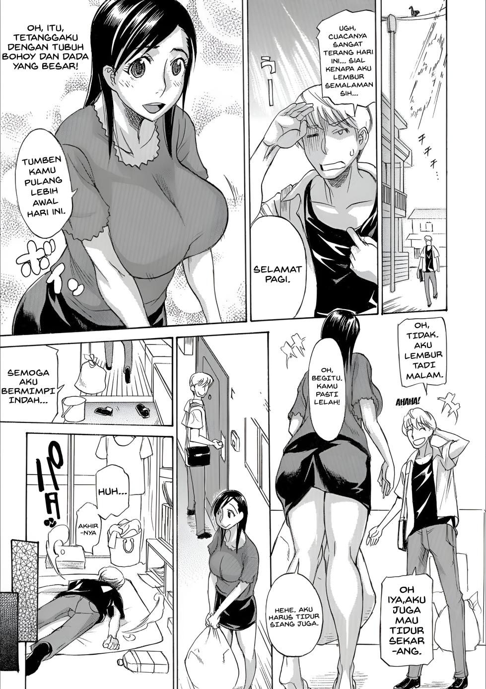 [Tenzaki Kanna] Oku-san Change?! (Mesuiki!! Nyotaika Yuugi) [Indonesian] [Digital] - Page 1