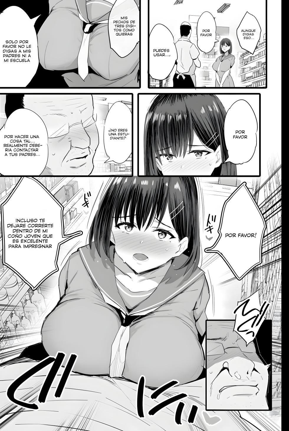 [Jack to Nicholson (NoriPachi)] Nikubenki Ganbou JK. | Aspirante de recipiente de semen [Spanish] - Page 10