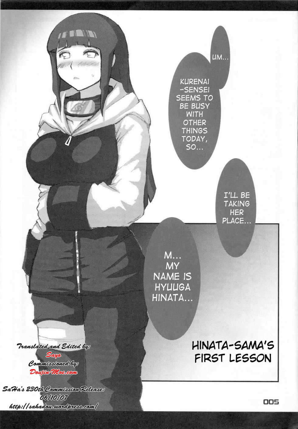 (C70) [SilverBloom (Sasori Butter)] Hyuga Hinata no Hatsuiku | Hyuuga Hinata's Growth (Naruto) [English] [doujin-moe.com] - Page 4