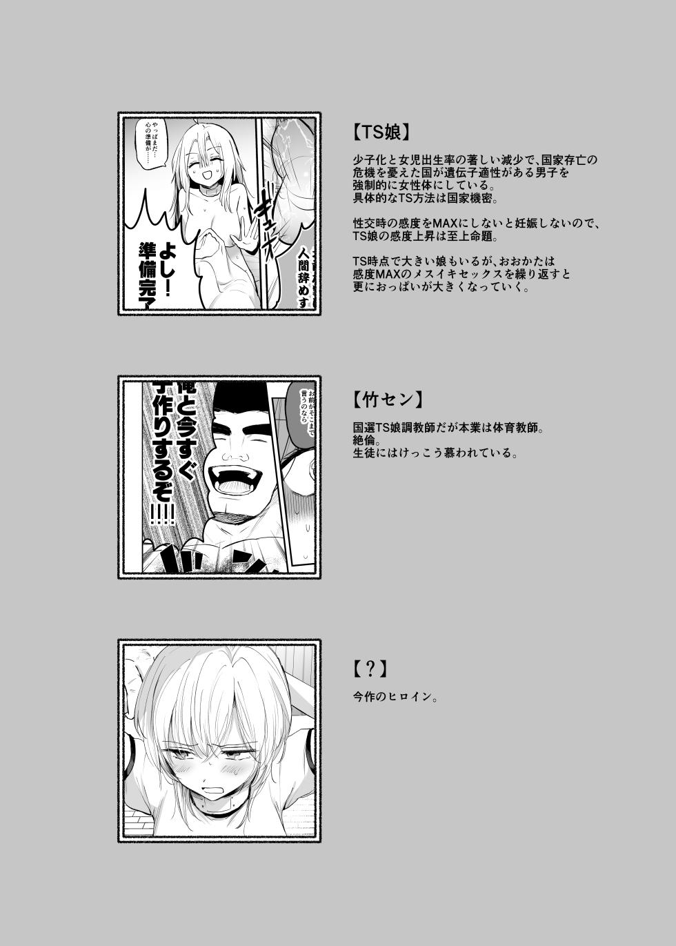 [Tetsukazuno Ao. (Emilio)] Cool-kei TS Musume ga Zetsurin Kyoushi ni Seikan Choukyou Sarete Mesuiki Maso Kaika Akume Shikkin Kairaku Ochi Ninshin suru Ohanashi - Page 4
