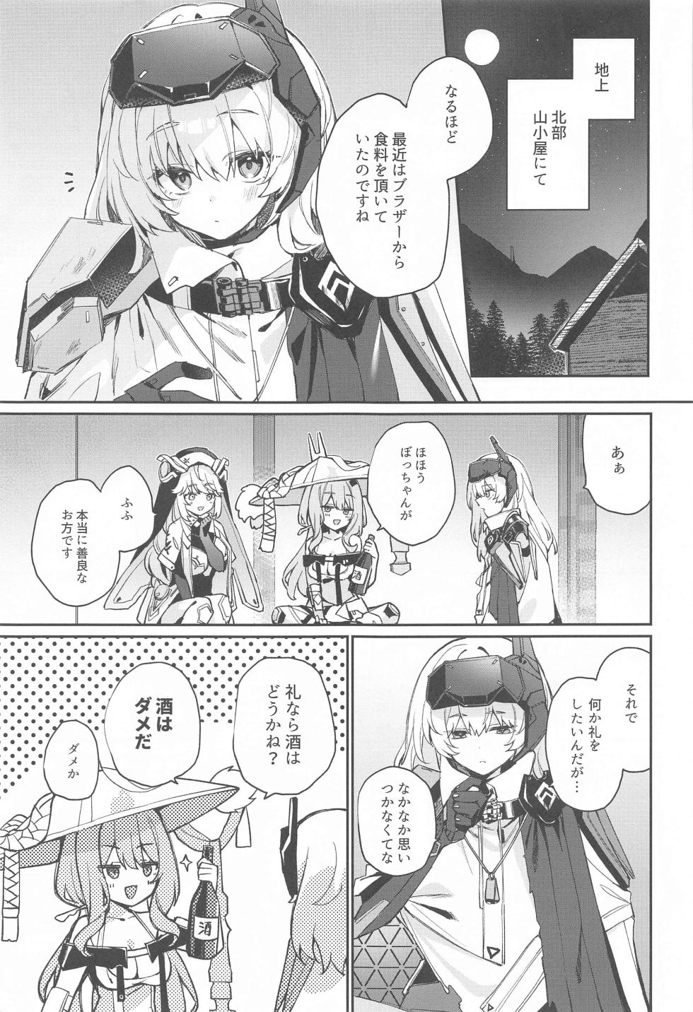 [Curiocity (YatanukiKey)]  Watashi wa  Sonna Koto  Shinai.... [Kanzenban] (Goddess of Victory:NIKKE) - Page 2