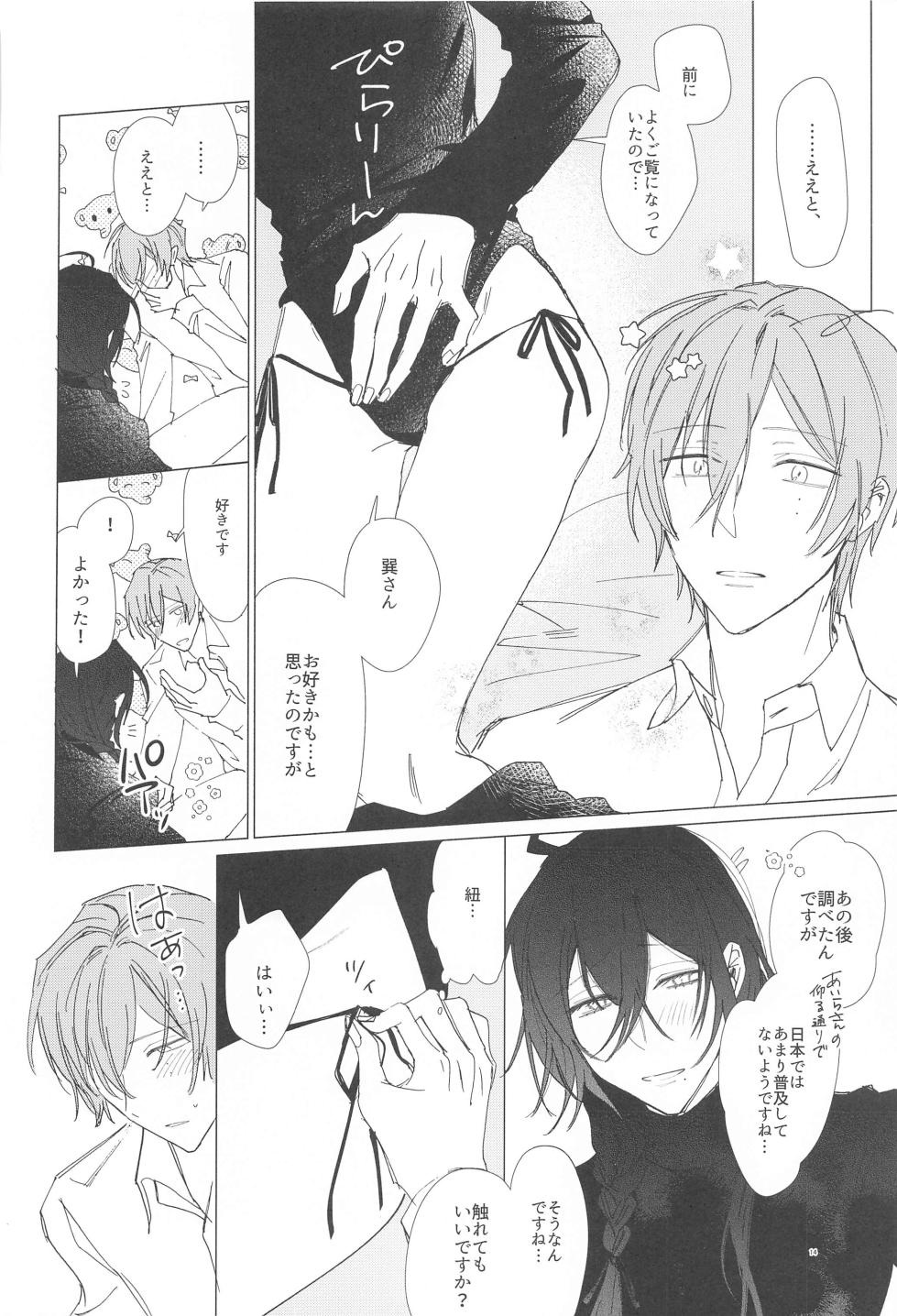 (Kaoritatsu Mayonaka no Shirabe Jb2023) [isi] Ai Yue ni! Sabishi Magire no Zero Kyori Shageki (Ensemble Stars!) - Page 13