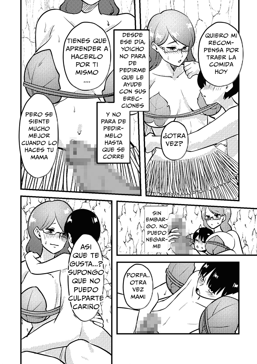 [Maria Planet (Katano Chika)] Mama to Musuko ga Mujintou de Love Love Sex suru Hanashi [Spanish] [Cellphone Paranoia Scans] - Page 10