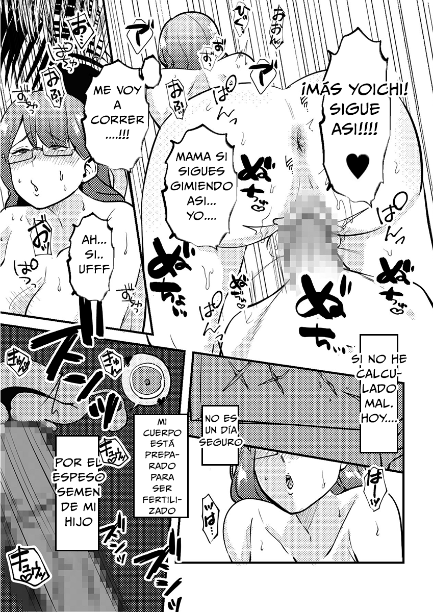[Maria Planet (Katano Chika)] Mama to Musuko ga Mujintou de Love Love Sex suru Hanashi [Spanish] [Cellphone Paranoia Scans] - Page 26