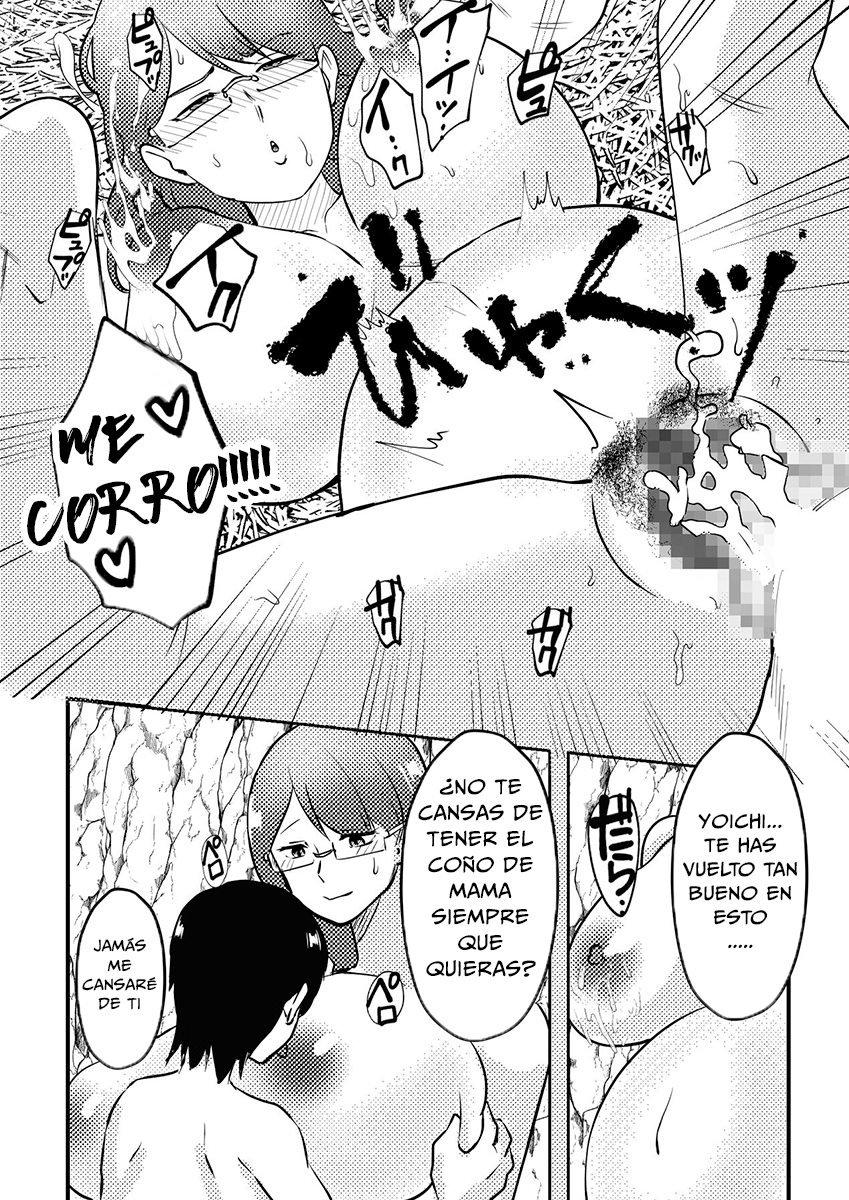 [Maria Planet (Katano Chika)] Mama to Musuko ga Mujintou de Love Love Sex suru Hanashi [Spanish] [Cellphone Paranoia Scans] - Page 32