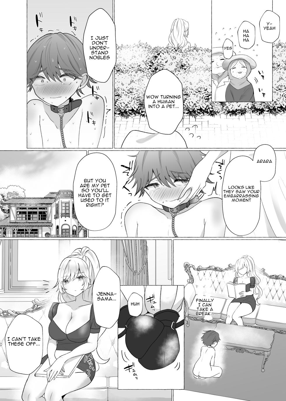 [Sagano Katsuma, Akatsuki Shion] Lady Jenna's New Pet (M-o Muke Zasshifuu Doujinshi Dokutoku no Magazine Vol. 3) [ENG] - Page 27