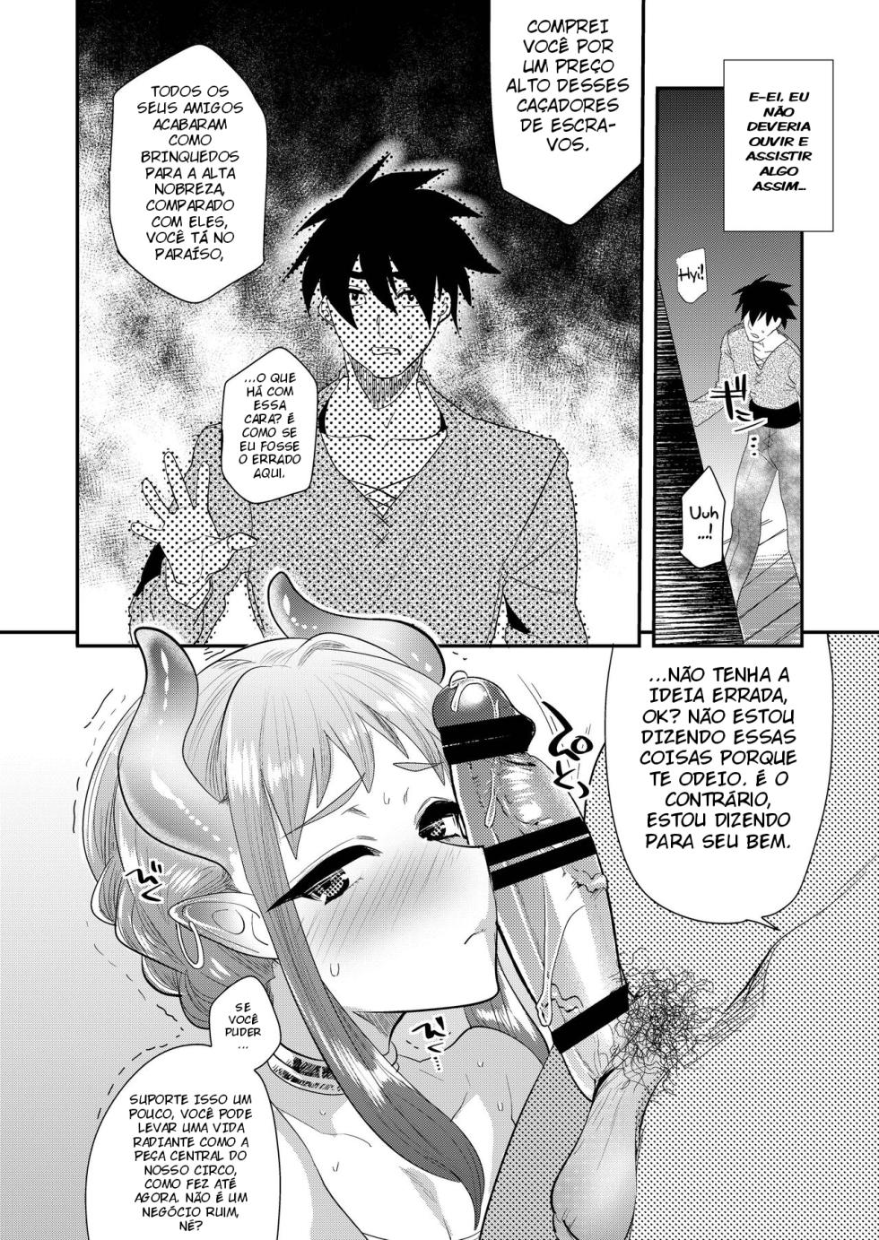 [Mine Noujou (Minemura)] Nozoki Ana, Todokanai Koe [Portuguese-BR] [Eri-Traps] [Digital] - Page 5