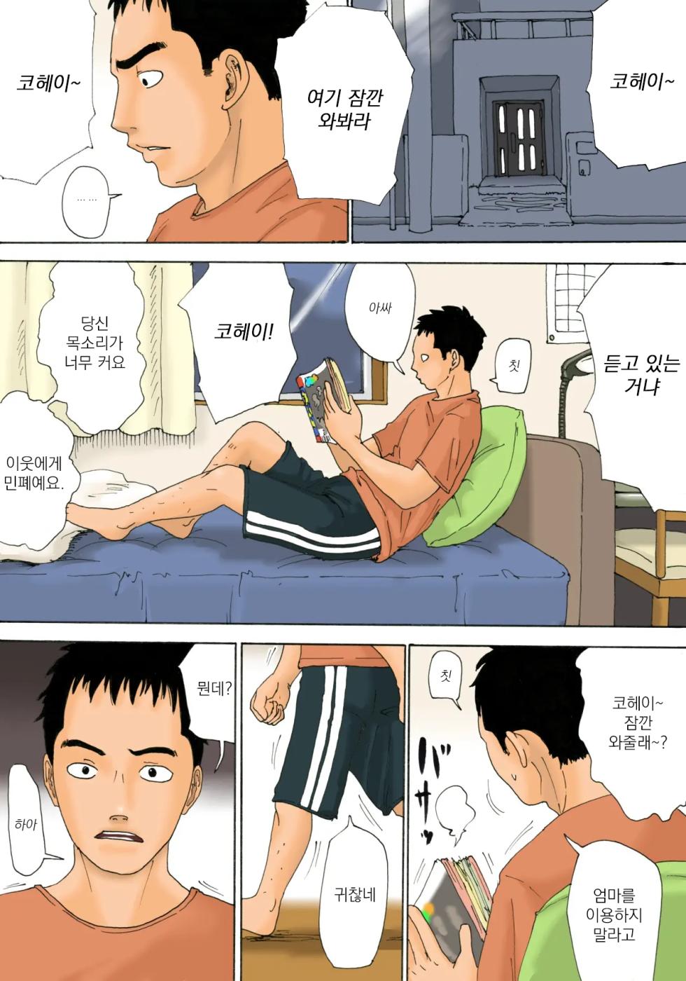 [Kiyokawa Zaidan (Kiyokawa Nijiko)] Ore no Kaa-san wa Oyaji no Onna | 나의 어머니는 아버지의 여자 [Korean] [B747] - Page 3