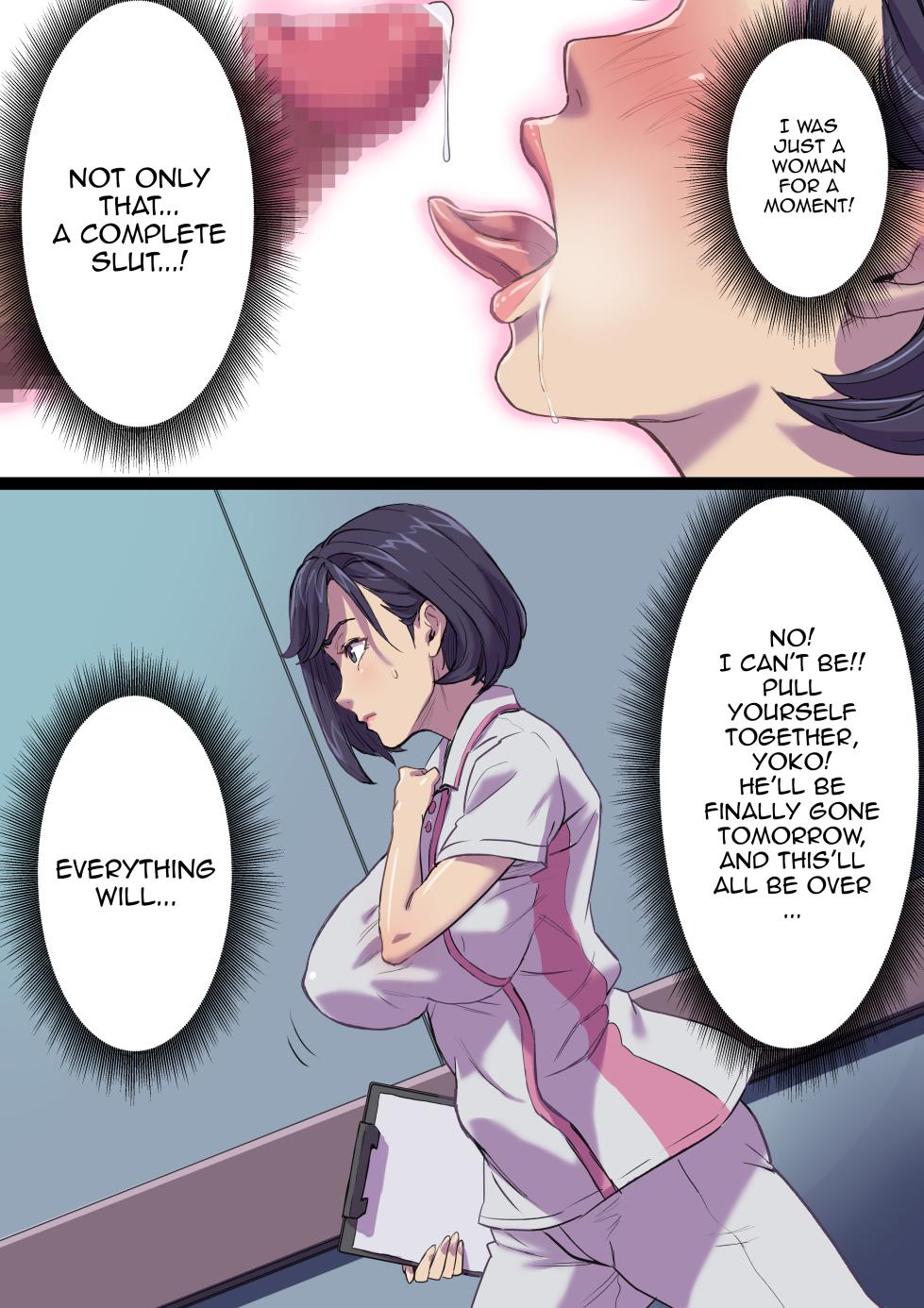 [Papuka (Shibire Hitsuji)] Zoku Tonari no Bed de Netorareru Kangoshi Jukubo / The MILF Nurse Cuckolded Gets Taken Away In The Bed Next To Mine - Continuation  [English] {Doujins.com} - Page 31