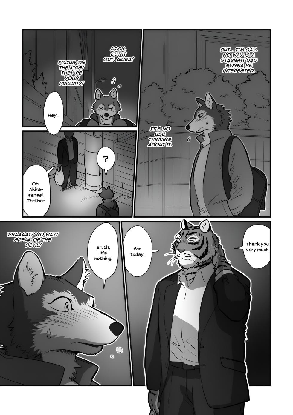 [Maririn (Korirouan)] Wolf Teacher & Tiger Daddy 1/2 HR [ENG] + Scraps - Page 6