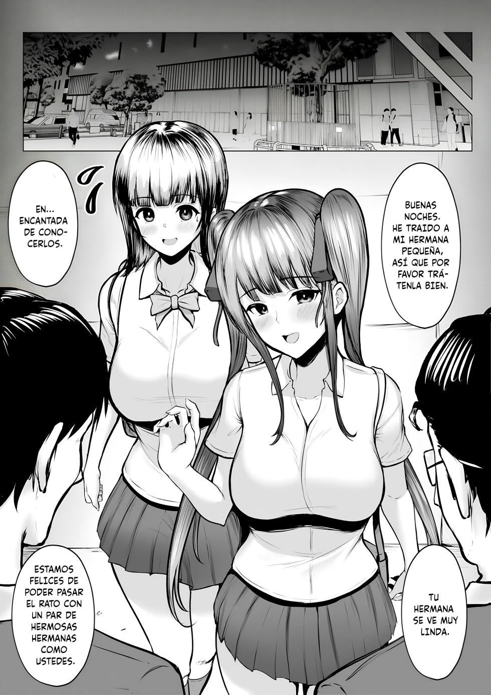 [Nekomimi to Kuro Mask (cielo)] Watashitachi Meimon Onna Gakuen-sei wa Shimai de Papakatsu Shitemasu | Buscando Sugardaddies como Hermanas [Spanish] - Page 36