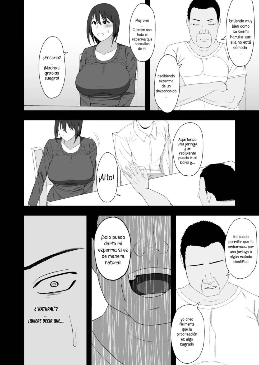 [Kyosuu (GFRP)] Haruka to Oyaji no Kozukuri Shuukan [Spanish] [La Muerte es Vida] - Page 9