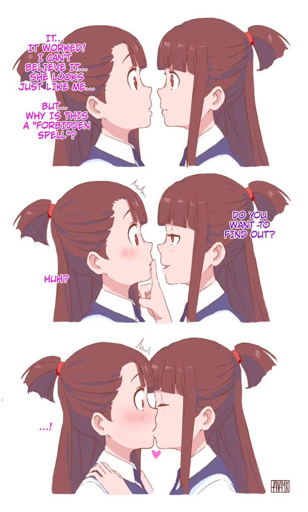 [Hanamuko] Forbidden Spell (Little Witch Academia) - Page 1