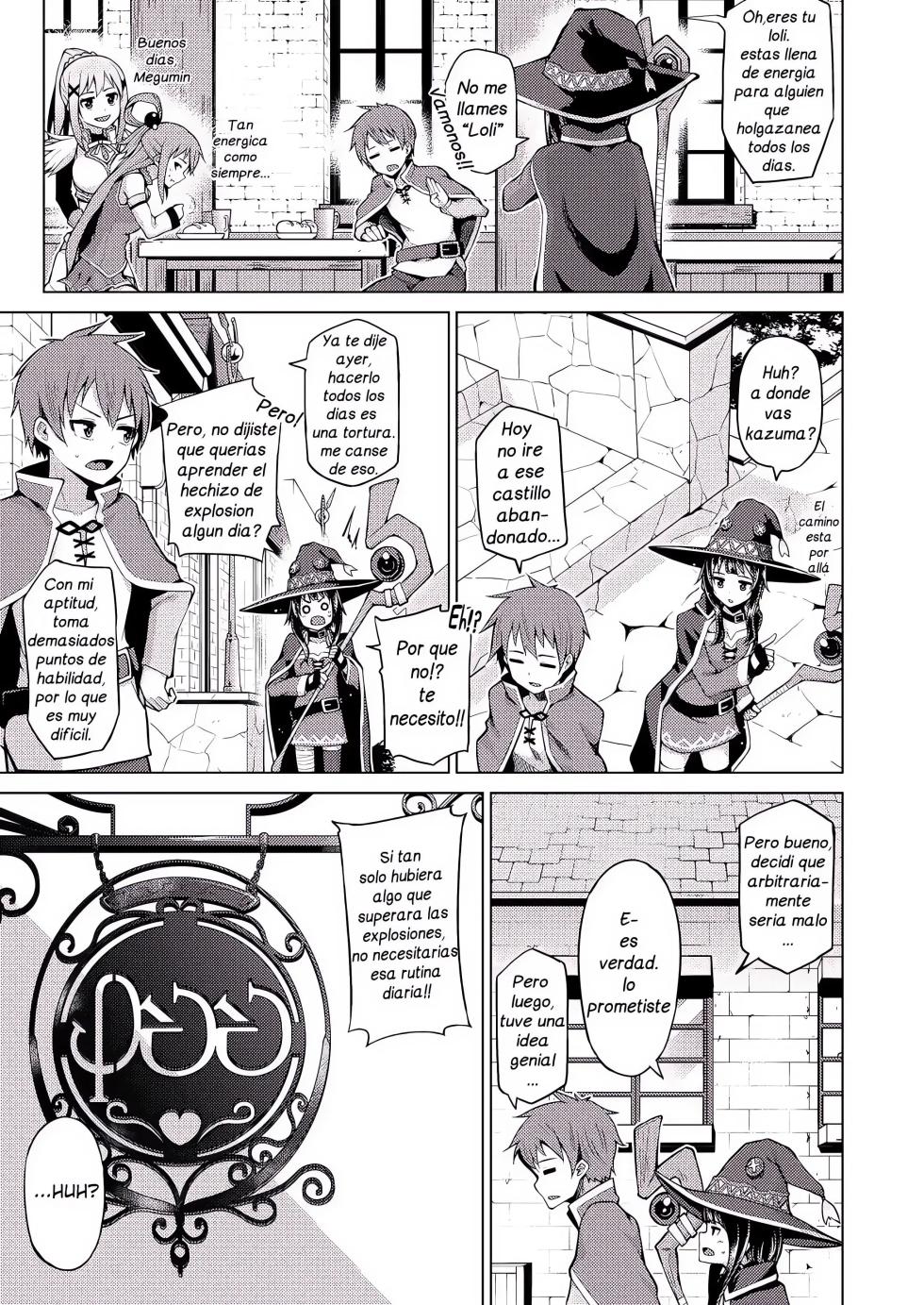 [Tamaya (Nonaka Tama)] Kono Bakuretsu Musume ni Ecstasy o! | Extasis para la chica explosiva (Kono Subarashii Sekai ni Syukufuku o!) [Spanish] [Digital] - Page 5
