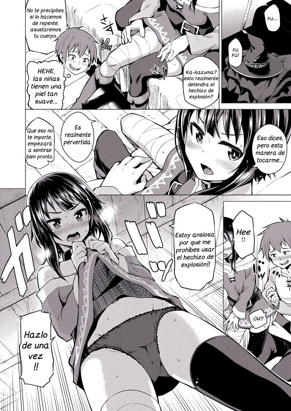 [Tamaya (Nonaka Tama)] Kono Bakuretsu Musume ni Ecstasy o! | Extasis para la chica explosiva (Kono Subarashii Sekai ni Syukufuku o!) [Spanish] [Digital] - Page 8