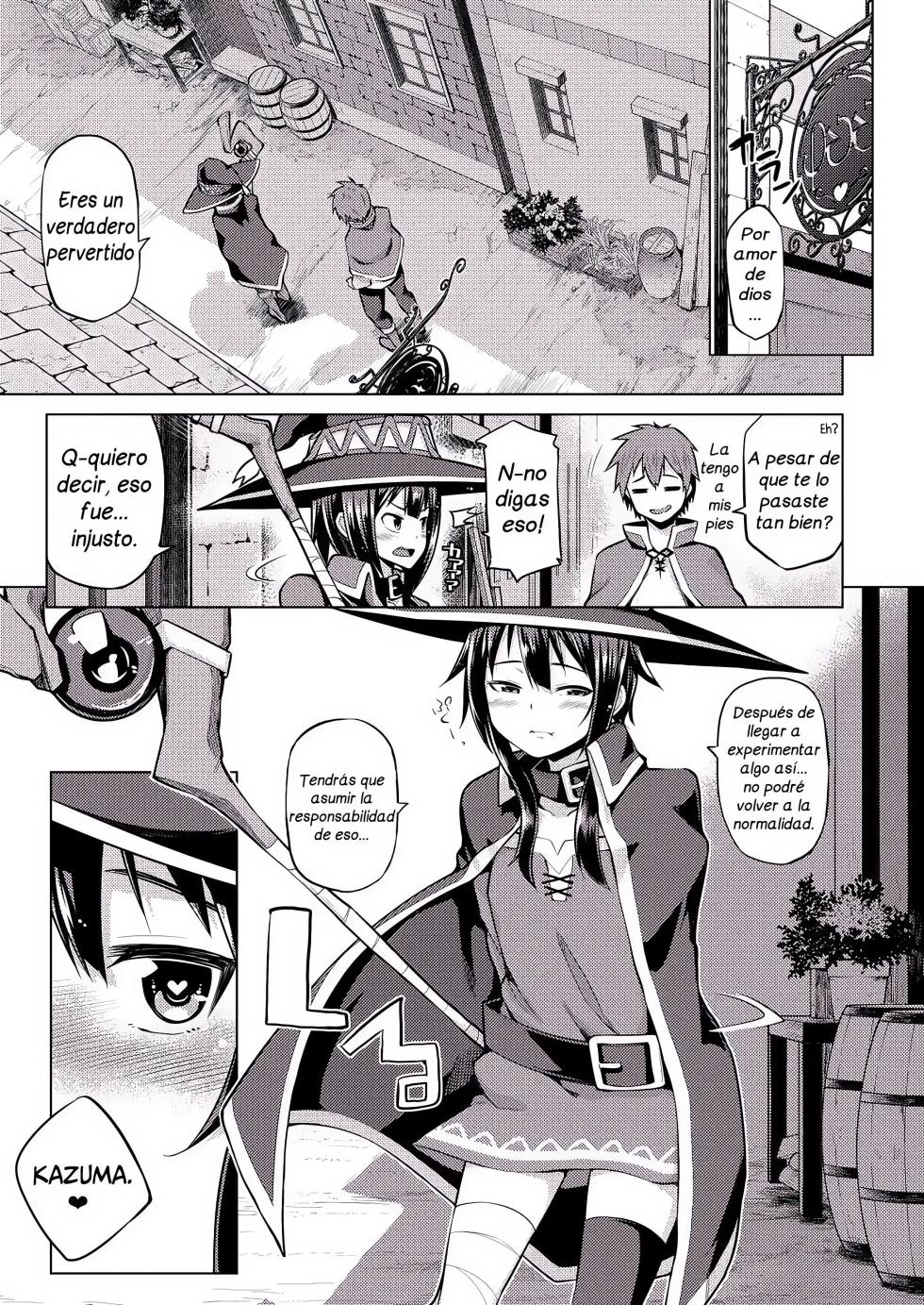 [Tamaya (Nonaka Tama)] Kono Bakuretsu Musume ni Ecstasy o! | Extasis para la chica explosiva (Kono Subarashii Sekai ni Syukufuku o!) [Spanish] [Digital] - Page 25