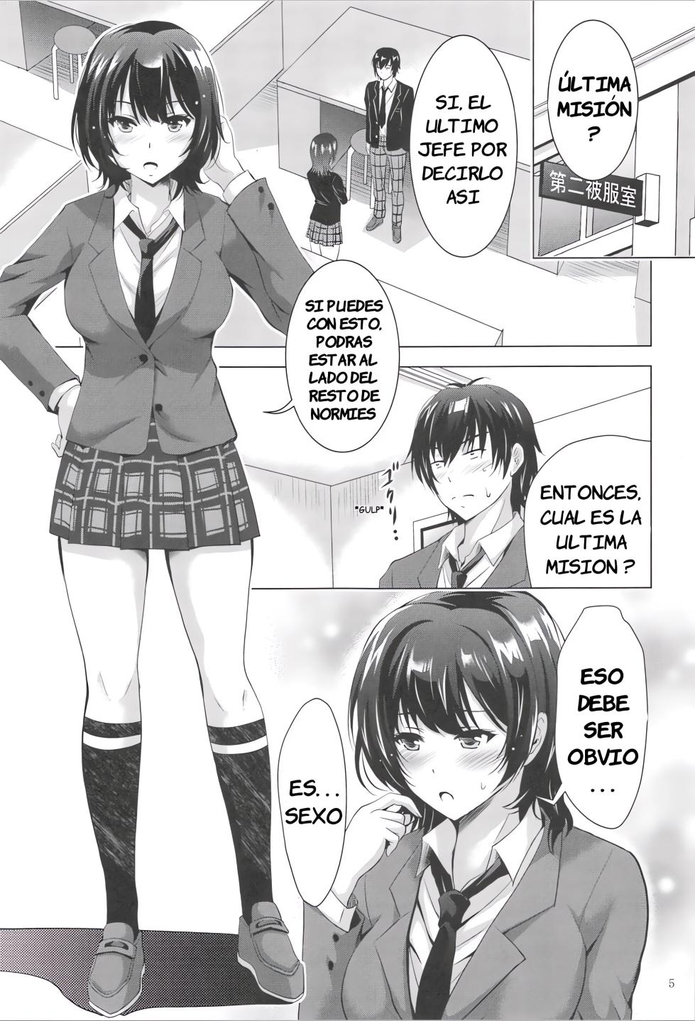 [Studio BIG-X (Arino Hiroshi)] MOUSOU THEATER 67 (Jaku-Chara Tomozaki-kun) [Spanish] - Page 4