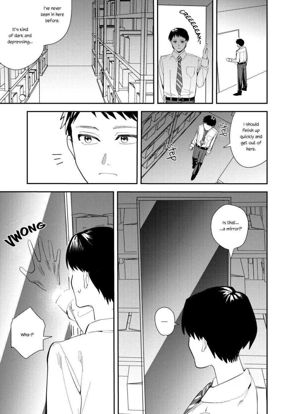 [TSF Mousou Chikusekijo (Minaduki Nanana, Betty)] Ore wa Kagami no Kuni de Onna ni Kawaru ~Seibetsu Hanten Sekai de Onna no Kaikan o Musaboru Hanashi~ [English] {Sankaku} - Page 4