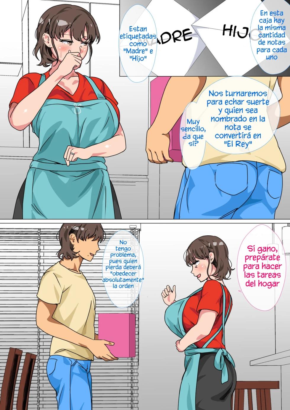 [Circle Spice] Ousama Game no Meirei de Haha to Sex Shita Hanashi | I Ordered My Mom to Have Sex with Me in King's Game [Spanish][PlipPlop] - Page 8