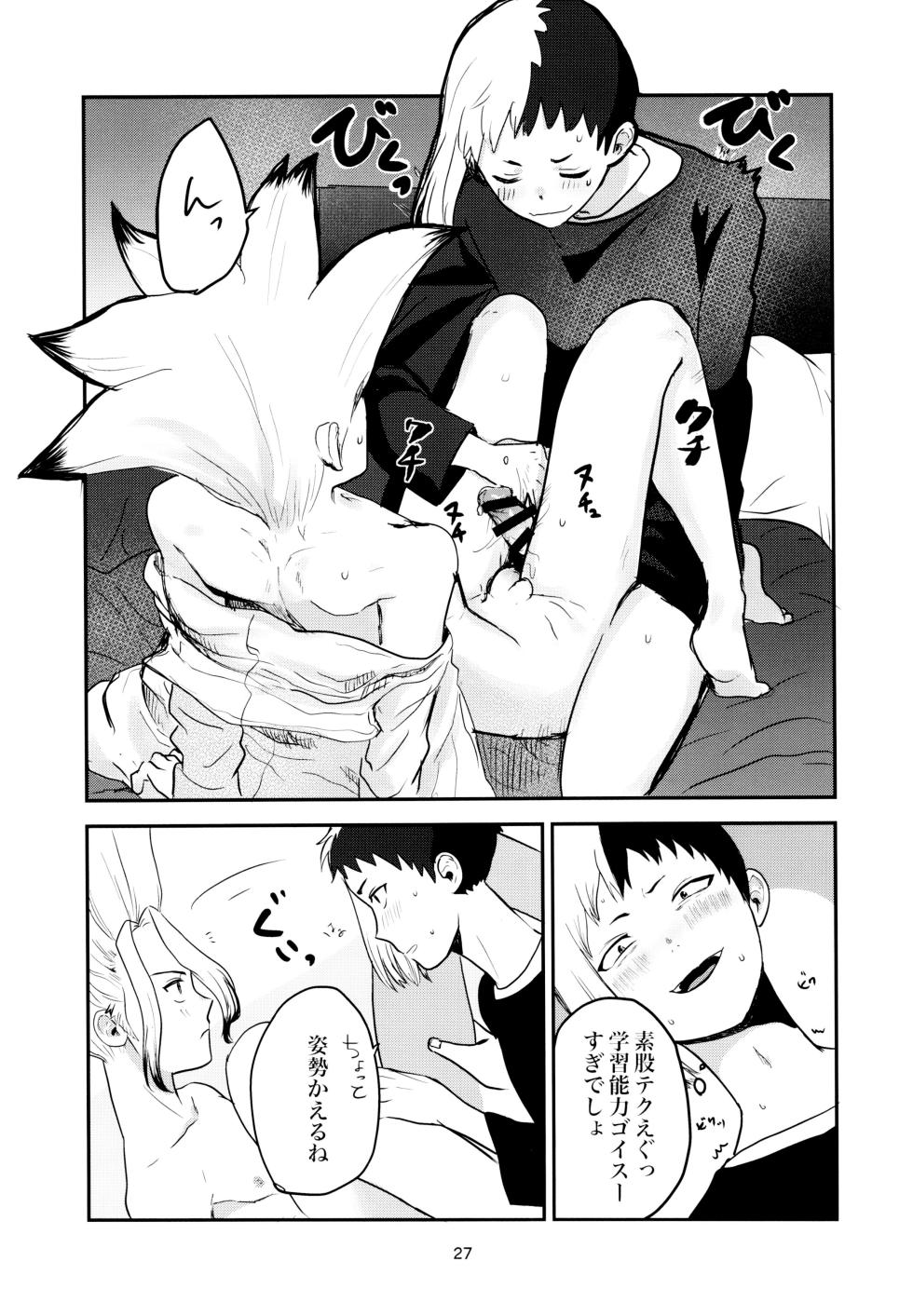 [Nakamushi (Ningen Mushi)] Love and Science are Trial & Error (Dr.STONE) - Page 27