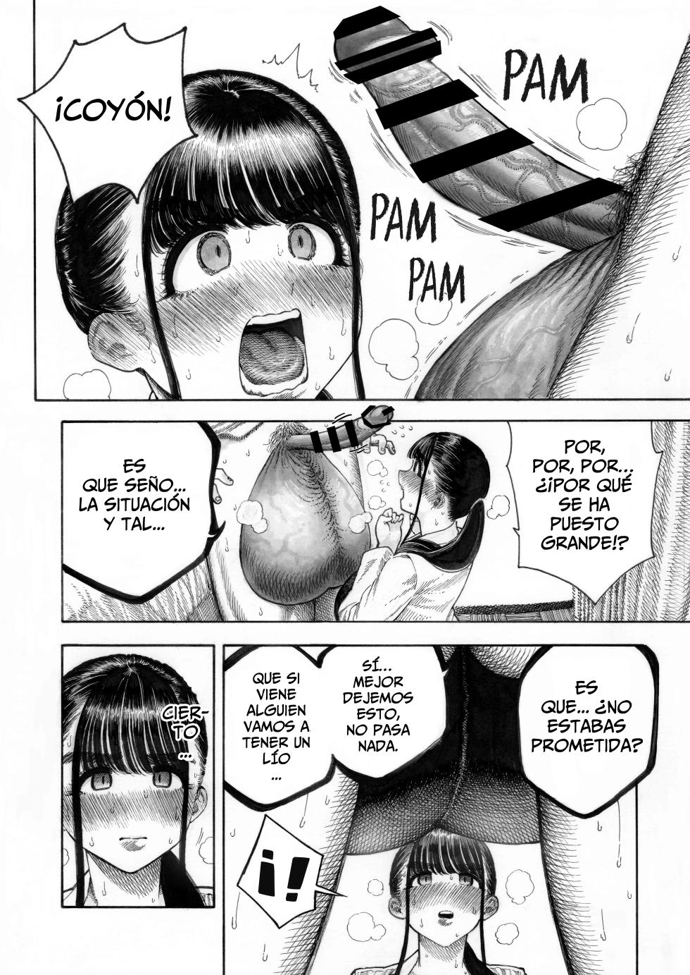 [Hiruneya-san (Hirune, Yotsuya Keitaro)] Sekaiichi Kintama ga Dekai Koukousei no Hanashi | Una Historia de Tres Pares de Cojonazos [Spanish] [Horchata Scans] [Digital] - Page 12