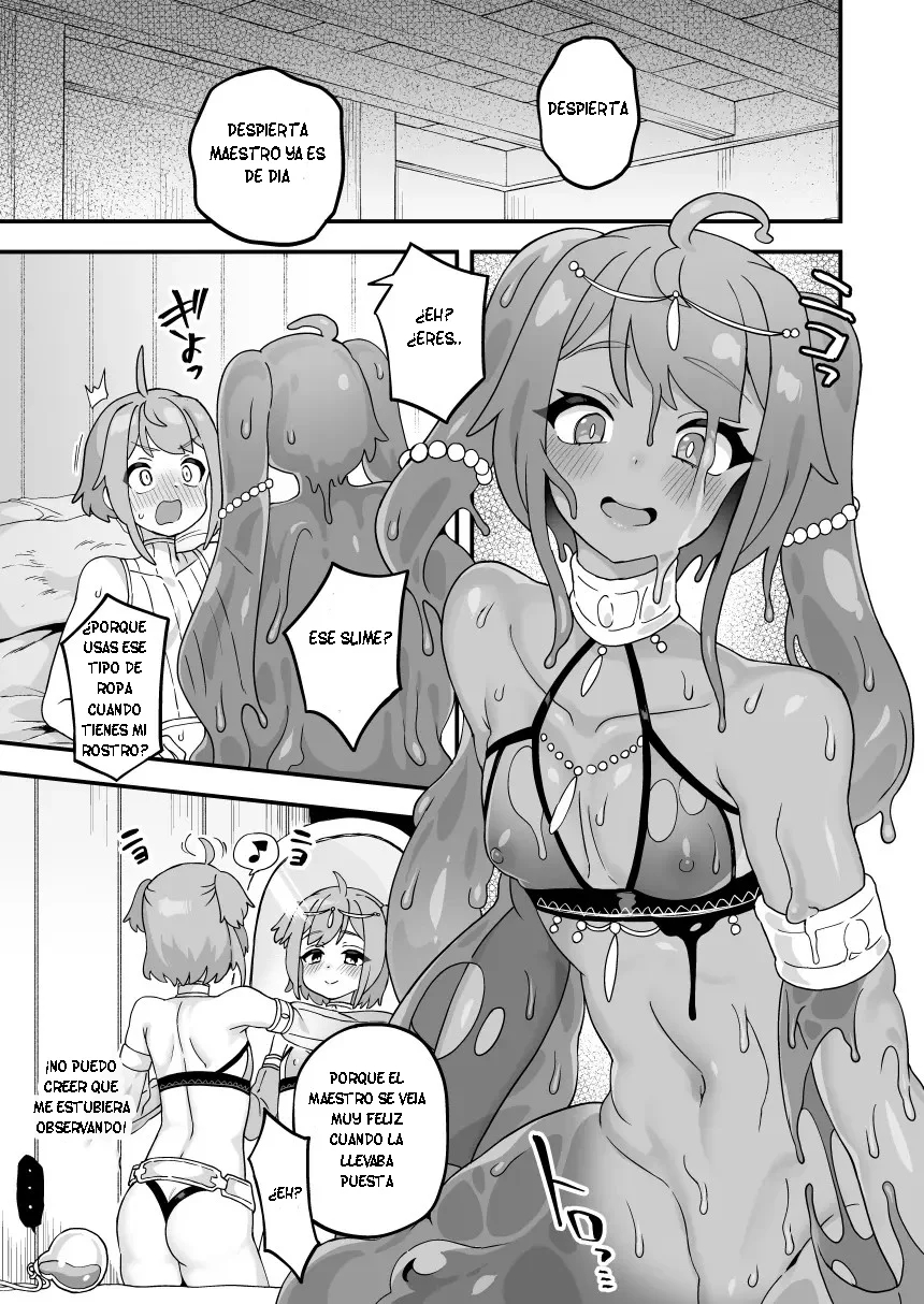 [Etori Yuuya] Watashi no Monomane Slime [Spanish][Solo con celular] - Page 3