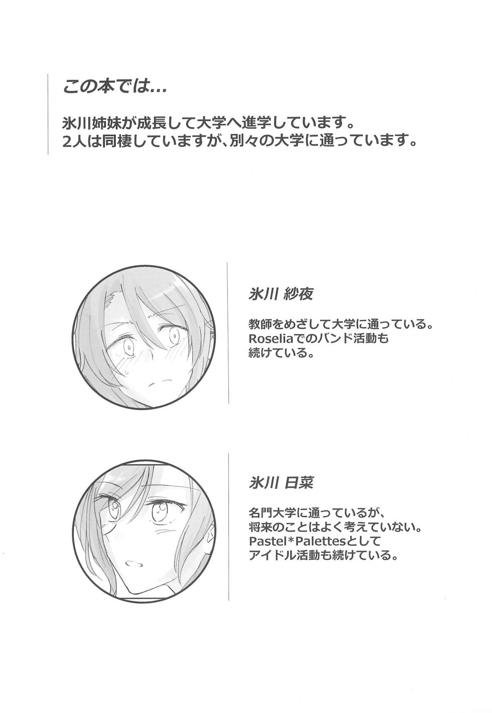 (BanG Dreamer's Party! 6th STAGE) [Harapeko (Q Hara)] Futari no Oyasumi (BanG Dream!) - Page 3