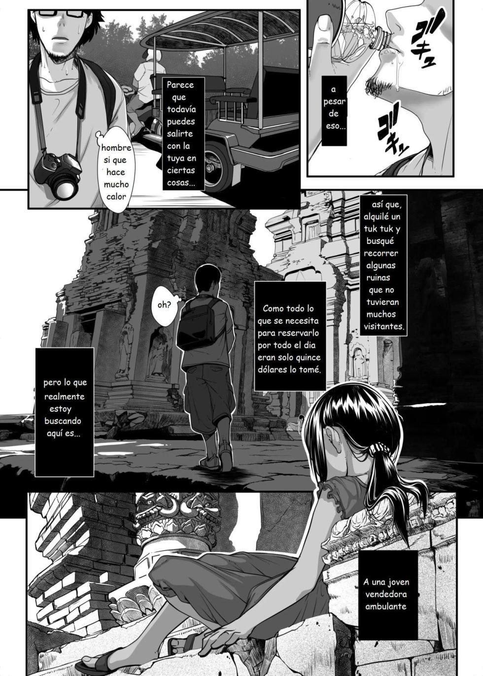 [Haien Kikan (Numata Shizumu)] Asia no Monouri ni Itazura shitara Sex made Shichatta Hanashi | A Story About Messing With an Asian Peddler Until We Ended Up Fucking [Spanish] [RizeTedeza] - Page 5