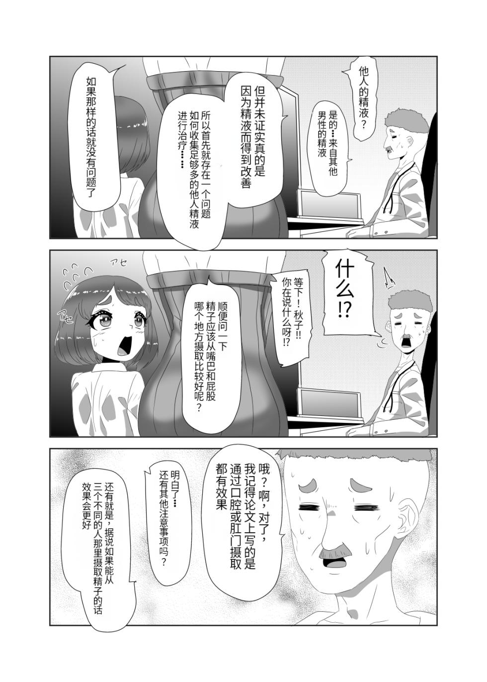 [Nitiniti Sowa (Apacchi)] Futanari Kazoku no Papa Chiryou Nisshi ~Mama no Turn~ [Chinese] [药娘小月个人机翻] - Page 8