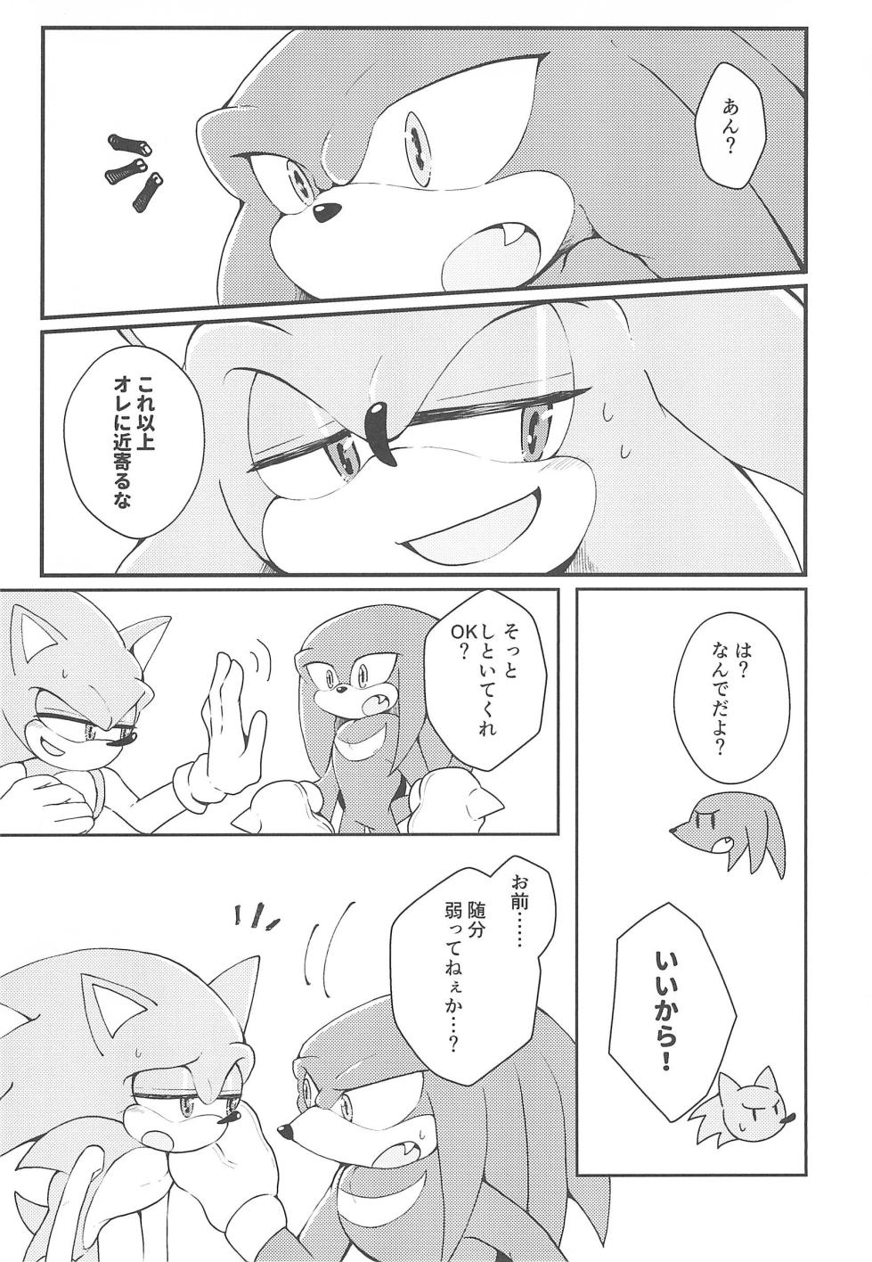 (Sega no Game wa Sekaichi System 18) [Great Escape! (kot)] Hatsujouki o Mukaeta no de Angel Island ni Hinan shitekita (Sonic the Hedgehog) - Page 8