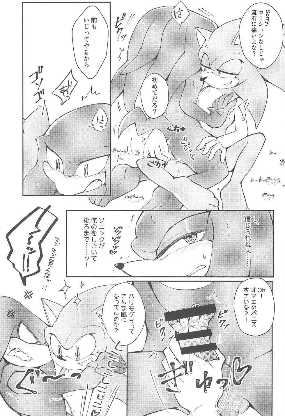 (Sega no Game wa Sekaichi System 18) [Great Escape! (kot)] Hatsujouki o Mukaeta no de Angel Island ni Hinan shitekita (Sonic the Hedgehog) - Page 19