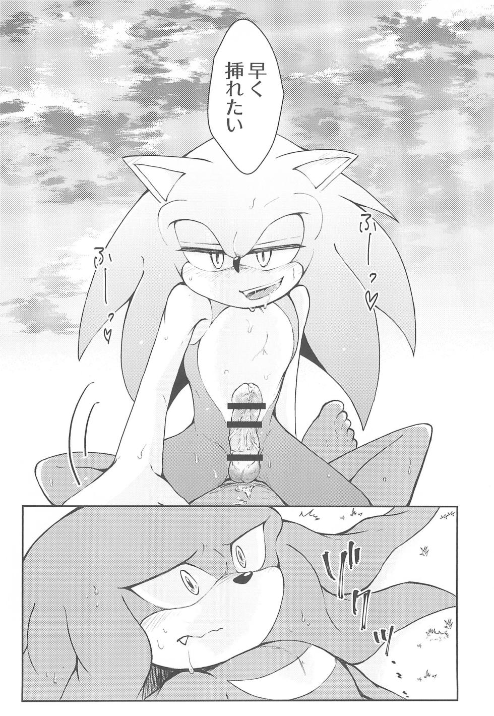 (Sega no Game wa Sekaichi System 18) [Great Escape! (kot)] Hatsujouki o Mukaeta no de Angel Island ni Hinan shitekita (Sonic the Hedgehog) - Page 22