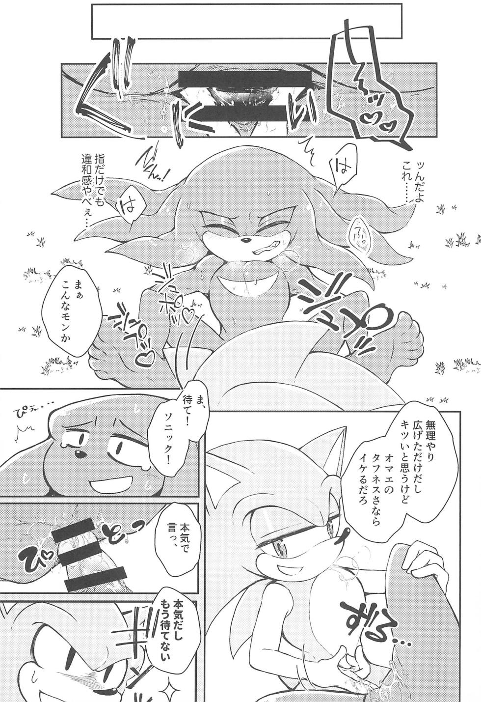 (Sega no Game wa Sekaichi System 18) [Great Escape! (kot)] Hatsujouki o Mukaeta no de Angel Island ni Hinan shitekita (Sonic the Hedgehog) - Page 23