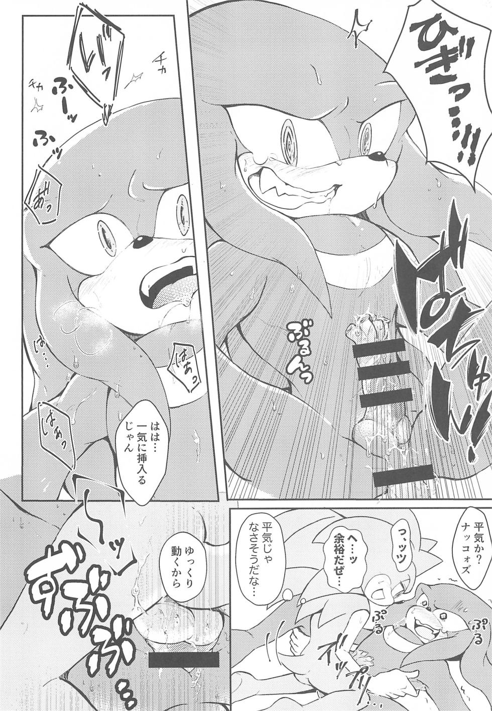 (Sega no Game wa Sekaichi System 18) [Great Escape! (kot)] Hatsujouki o Mukaeta no de Angel Island ni Hinan shitekita (Sonic the Hedgehog) - Page 24