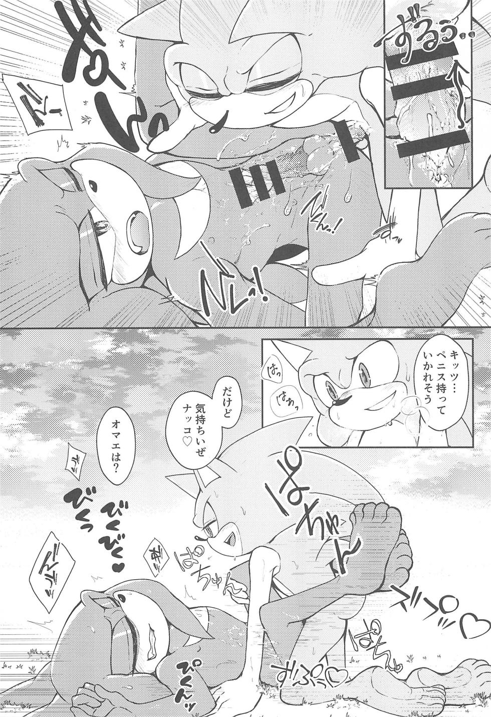 (Sega no Game wa Sekaichi System 18) [Great Escape! (kot)] Hatsujouki o Mukaeta no de Angel Island ni Hinan shitekita (Sonic the Hedgehog) - Page 25