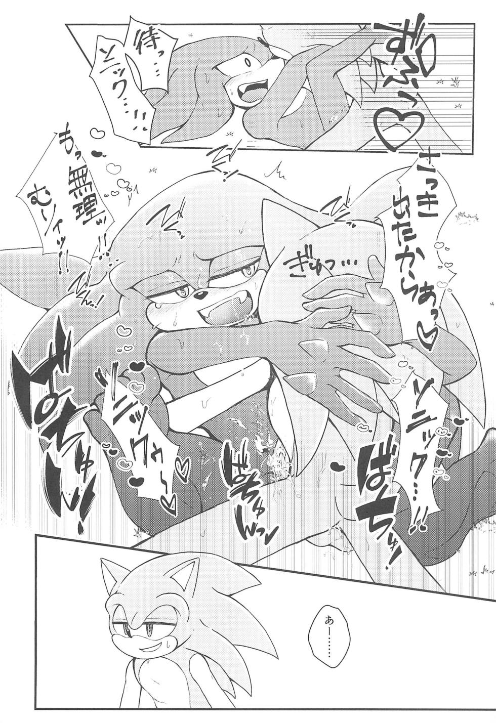(Sega no Game wa Sekaichi System 18) [Great Escape! (kot)] Hatsujouki o Mukaeta no de Angel Island ni Hinan shitekita (Sonic the Hedgehog) - Page 33
