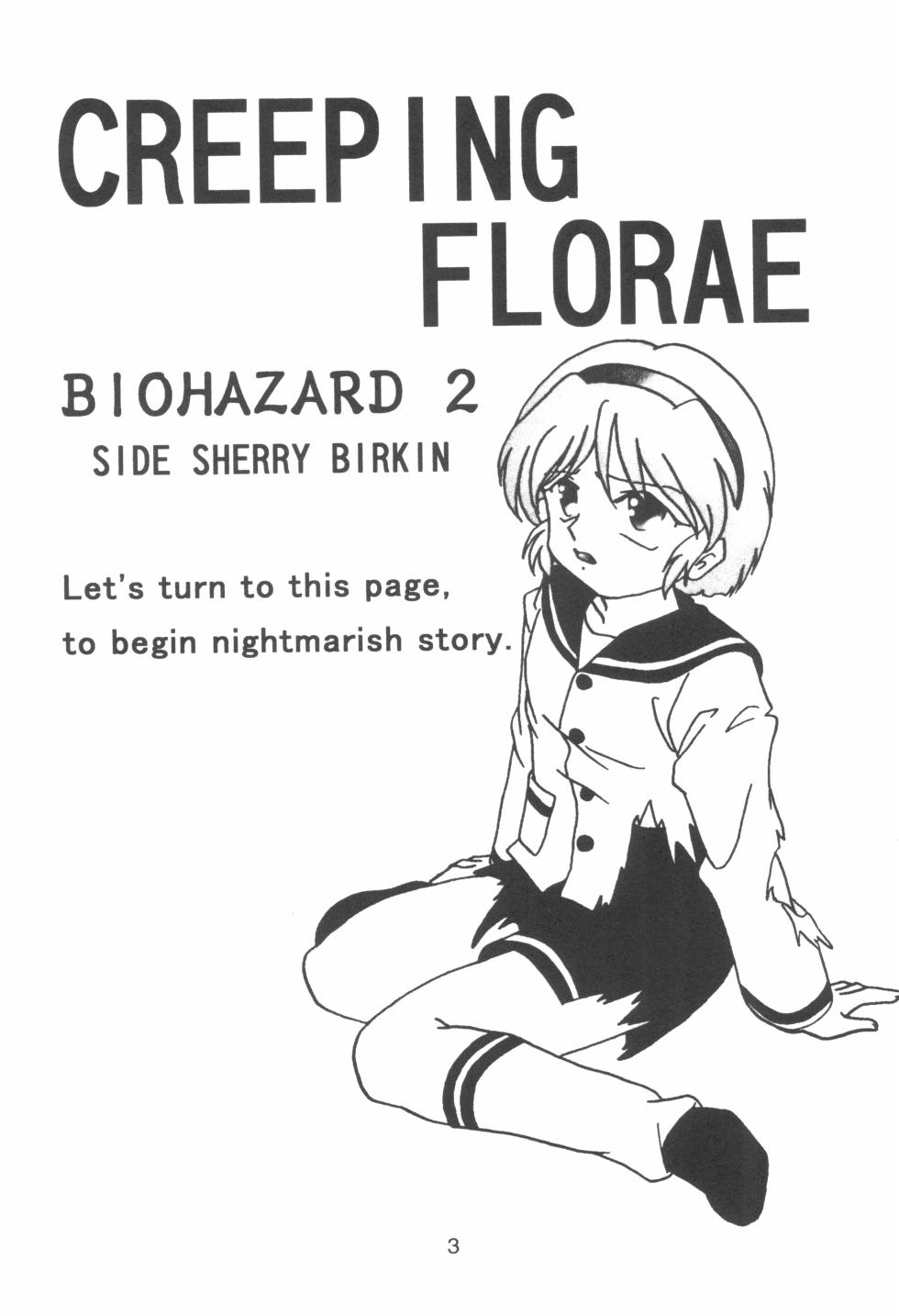 (C58) [Budou Nouen (Kareyanagi Satsuya)] CREEPING FLORAE (Resident Evil 2) [German] - Page 3