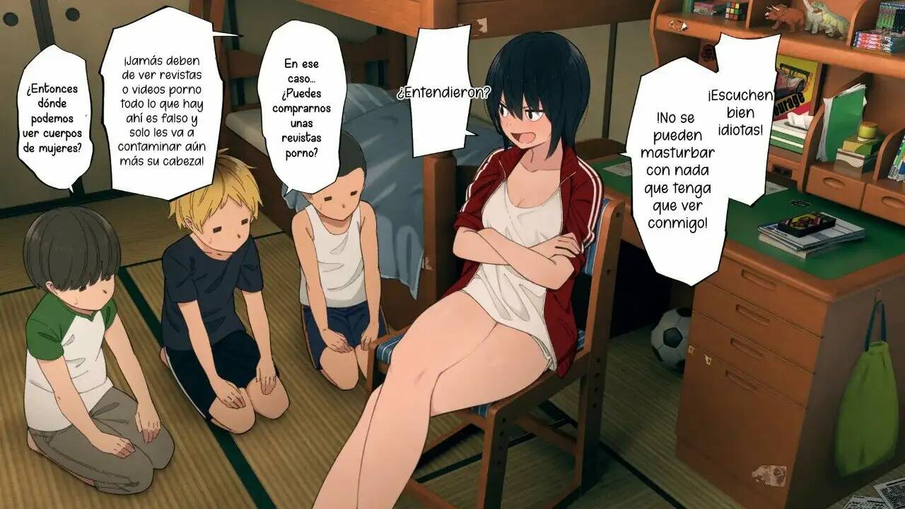 [Chinjao Girl. (Kemuri Haku)] Toaru Daikazoku no Okazu Jijou ~Mamagawari Onee-chan Funtouki~ | Una linda Onee-chan que cuida de su numerosa familia [Spanish] - Page 32