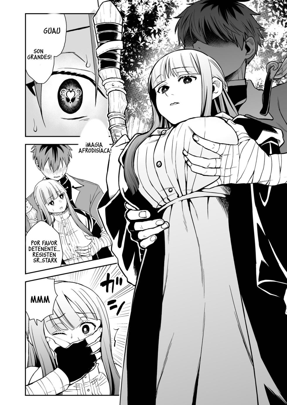 [Shikokoki no Okina] Ippan Saiin Mahou Otsuyu Dark | Una poderosa magia afrodisiaca (Sousou no Frieren) [Spanish] - Page 8