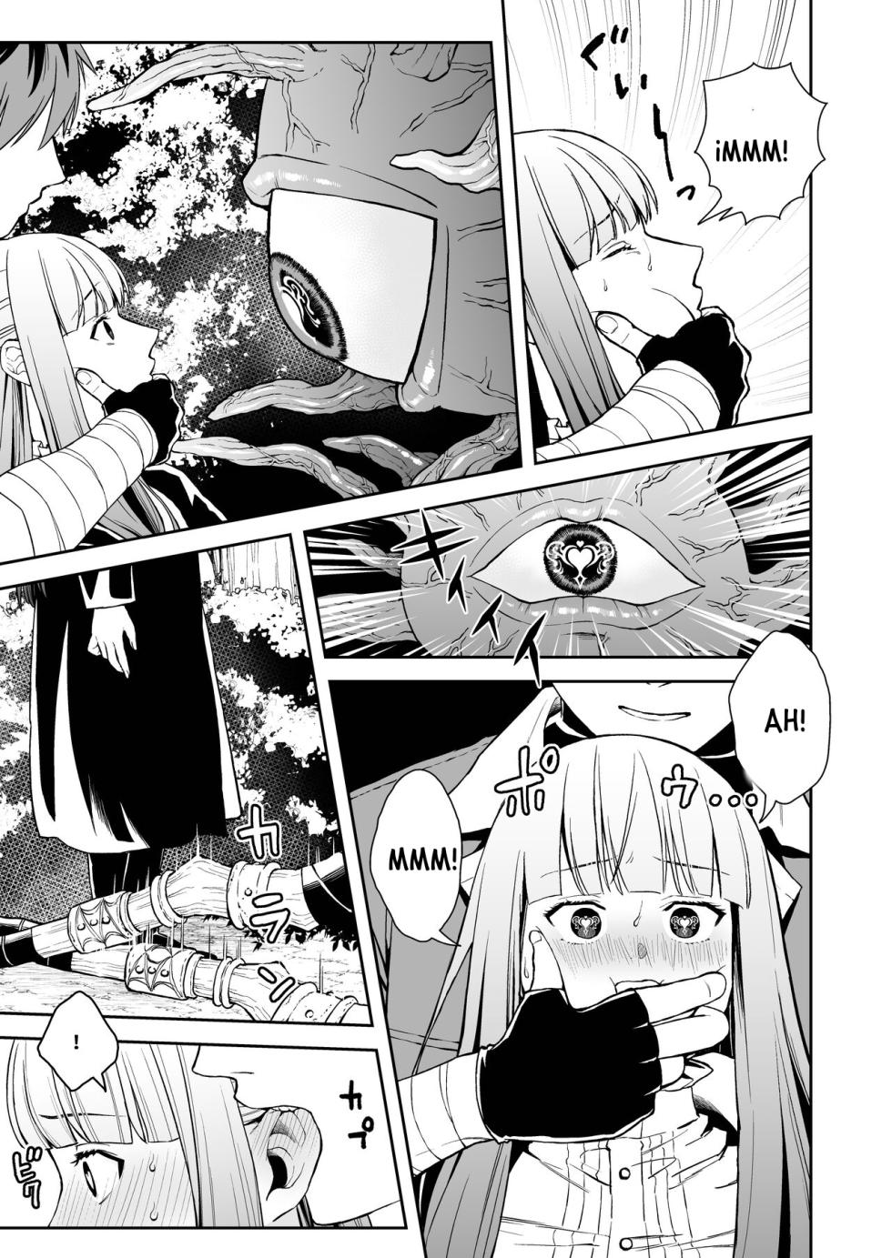 [Shikokoki no Okina] Ippan Saiin Mahou Otsuyu Dark | Una poderosa magia afrodisiaca (Sousou no Frieren) [Spanish] - Page 9
