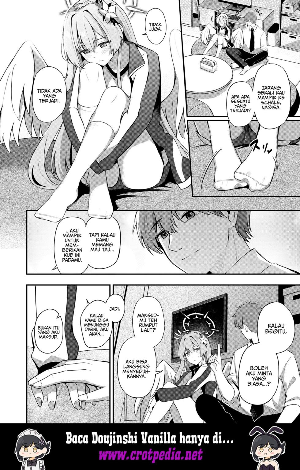 [Koniro Kajitsu (KonKa)] Watashi wa Sensei no Okashi ja Nai desu | I'm not a cake for Sensei to eat (Blue Archive) [Indonesia]  [CrotPedia Project] Chapter 1 - Page 11