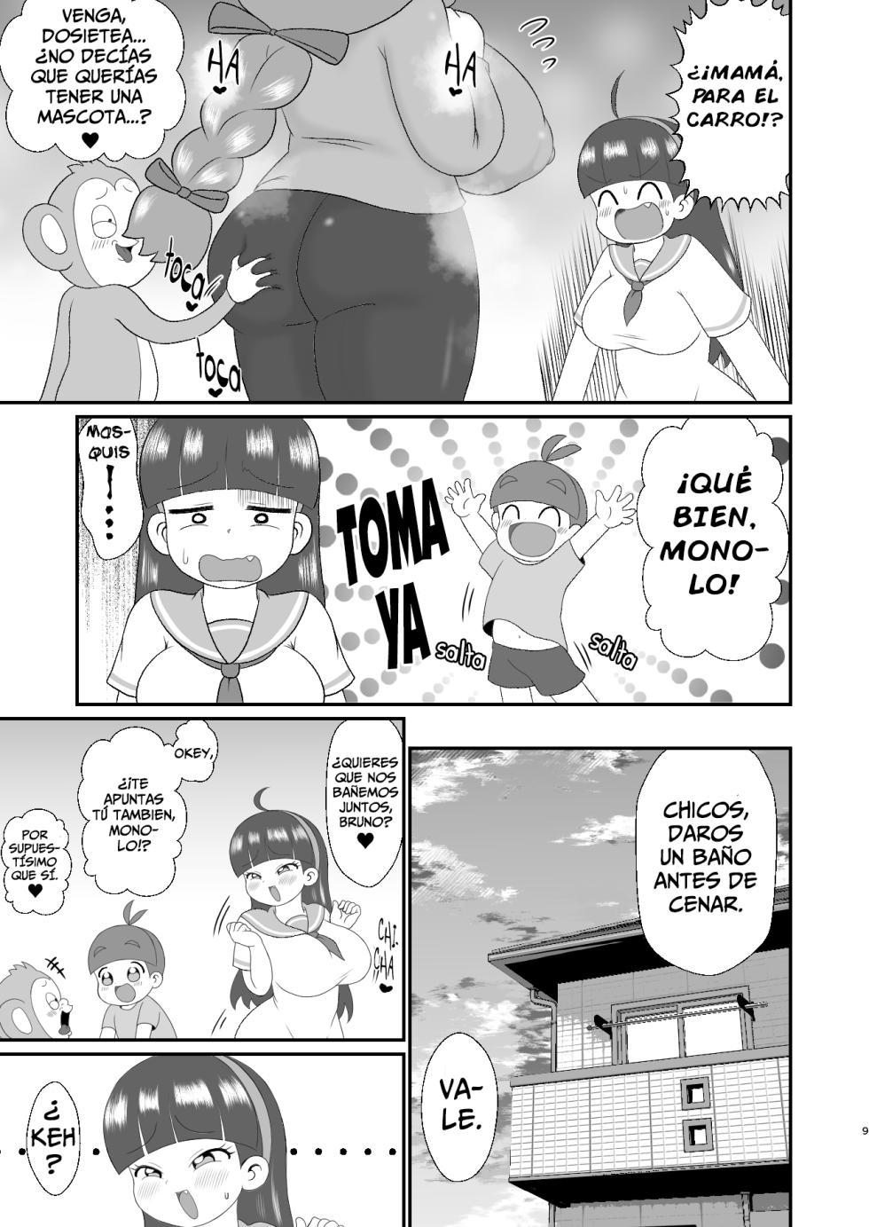 [Tokyo Tsunamushi Land (Tsunamushi)] Monolo: El Mono SuperDotado - Etemaru-kun [Spanish] [Horchata Scans] - Page 8